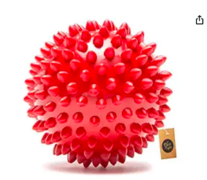 Natural Rubber Spiked Ball Dog Chew