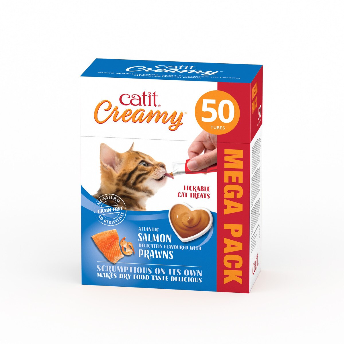 Catit Salmon Lickable Creamy Cat Treats